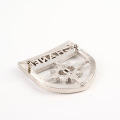 Chanel Shield Crystal Brooch