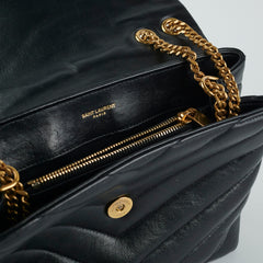 Saint Laurent Small Lou Lou Black Shoulder Bag