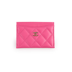 Chanel Card Holder Hot Pink