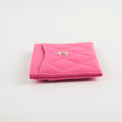 Chanel Card Holder Hot Pink