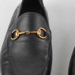 Gucci Size 39.5 Black Loafers