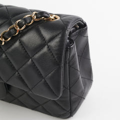 Chanel Mini Rectangular Lambskin Black