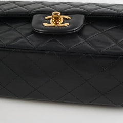 Chanel Mini Rectangular Lambskin Black