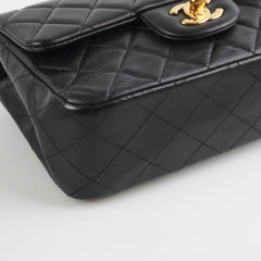 Chanel Mini Rectangular Lambskin Black