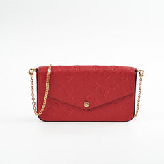 Louis Vuitton Felicie Pochette Scarlet