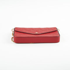 Louis Vuitton Felicie Pochette Scarlet