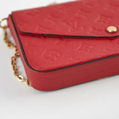 Louis Vuitton Felicie Pochette Scarlet