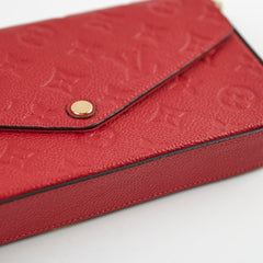 Louis Vuitton Felicie Pochette Scarlet