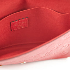 Louis Vuitton Felicie Pochette Scarlet