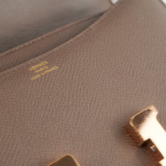 Hermes Constance 18 Etain Epsom Crossbody Bag