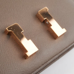 Hermes Constance 18 Etain Epsom Crossbody Bag