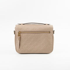 Louis Vuitton Pochette Metis Monogram Empreinte Leather Tourterelle Grey 2024