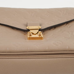 Louis Vuitton Pochette Metis Monogram Empreinte Leather Tourterelle Grey 2024