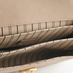 Louis Vuitton Pochette Metis Monogram Empreinte Leather Tourterelle Grey 2024