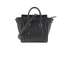Celine Luggage Nano Black