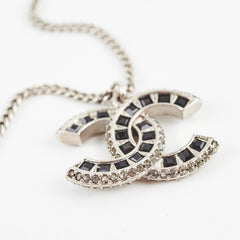 Chanel CC Costume Jewellery Silver Necklace
