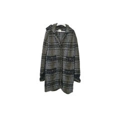 Chanel Grey Knit Coat Size 42