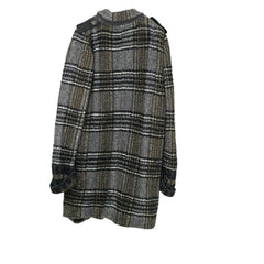 Chanel Grey Knit Coat Size 42