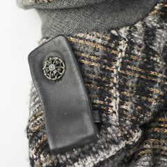 Chanel Grey Knit Coat Size 42