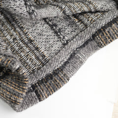 Chanel Grey Knit Coat Size 42