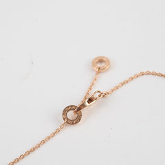 Bvlgari Diva's Dream Diamond Necklace 18k Rose Gold