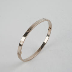 Cartier Small Model Love Bracelet Size 17 White Gold