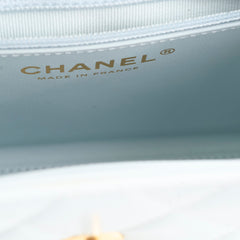 Chanel Mini Kelly Blue Calfskin Microchipped