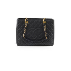 Chanel Caviar Grand Shopping Tote GST Black