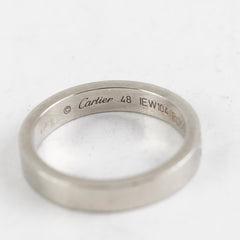 Cartier  Platinum Diamond Ring Size 48