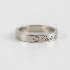 Cartier  Platinum Diamond Ring Size 48