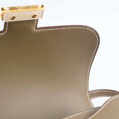 Hermes Mini Constance 18 Etoupe Chevre K Stamp 2025