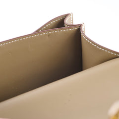 Hermes Mini Constance 18 Etoupe Chevre K Stamp 2025