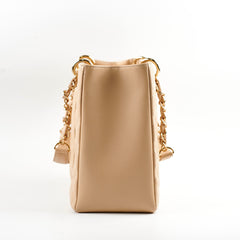 Chanel Caviar GST Grand Shopping Tote Beige