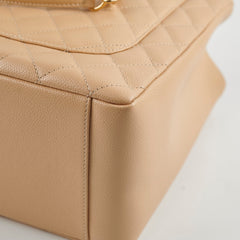 Chanel Caviar GST Grand Shopping Tote Beige