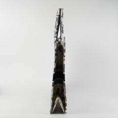 ITEM 20 - Dior Large Book Tote Around the World Navy