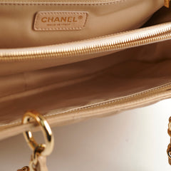 Chanel Caviar GST Grand Shopping Tote Beige