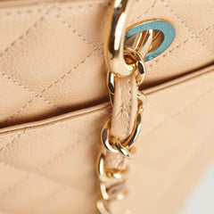 Chanel Caviar GST Grand Shopping Tote Beige