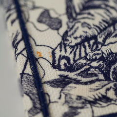 ITEM 20 - Dior Large Book Tote Around the World Navy