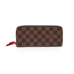 Louis Vuitton Clemence Zip Long Wallet Damier Ebene