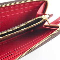 Louis Vuitton Clemence Zip Long Wallet Damier Ebene