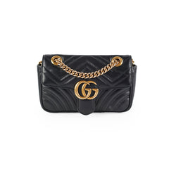 Gucci Mini Marmont Black Shoulder Bag