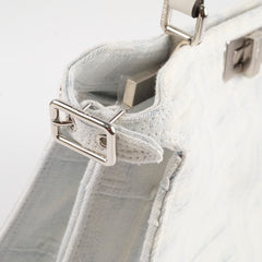Fendi/Marc Jacobs Medium Peekaboo IseeU Denim White