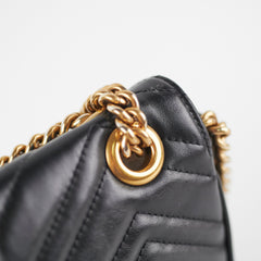 Gucci Mini Marmont Black Shoulder Bag