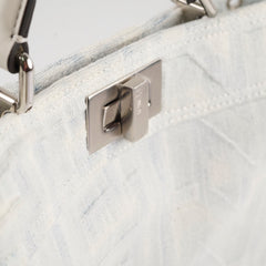 Fendi/Marc Jacobs Medium Peekaboo IseeU Denim White