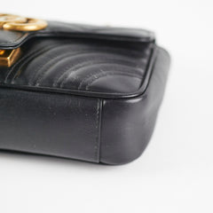 Gucci Mini Marmont Black Shoulder Bag