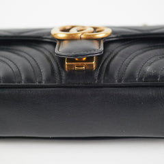 Gucci Mini Marmont Black Shoulder Bag