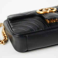 Gucci Mini Marmont Black Shoulder Bag