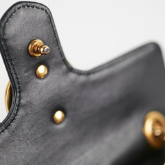 Gucci Mini Marmont Black Shoulder Bag