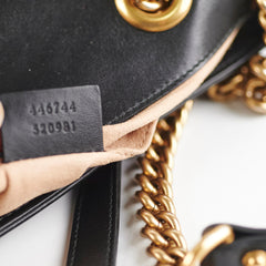 Gucci Mini Marmont Black Shoulder Bag