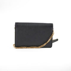 Prada Saffiano Leather Shoulder Bag Black